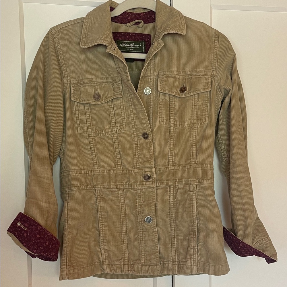 Eddie Bauer Women's Tan Jean Jacket